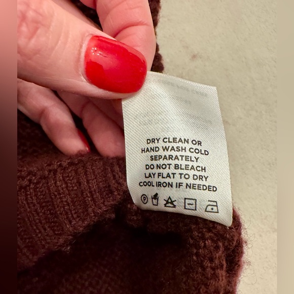 The Reset R Label Cashmere Blend Crew Neck Sweater, see measurements - Picture 7 of 10